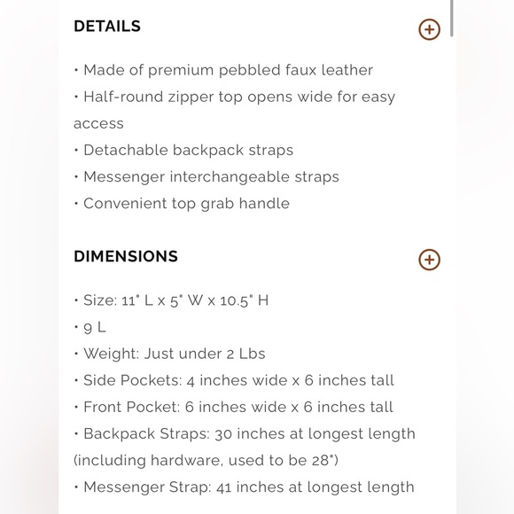 Fawn mini backpack - Picture 2 of 10